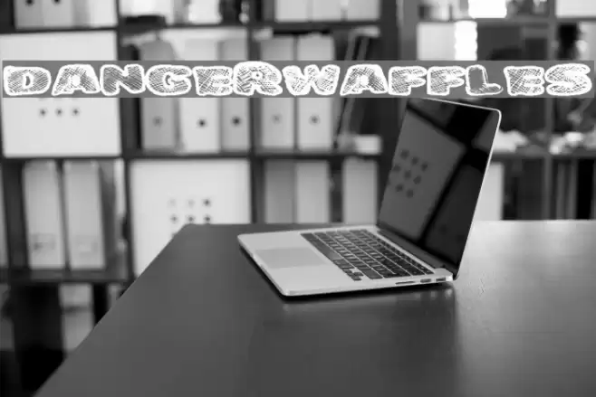 DangerWaffles Font examples