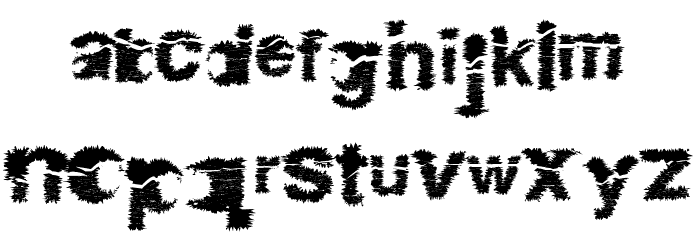 DangerZone Font LOWERCASE
