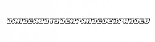 Dangerbot 3D Expanded Expanded  Fuentes Gratis Descargar