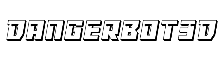 Dangerbot 3D फ़ॉन्ट