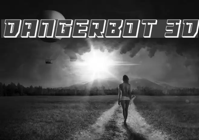 Dangerbot 3D फ़ॉन्ट examples