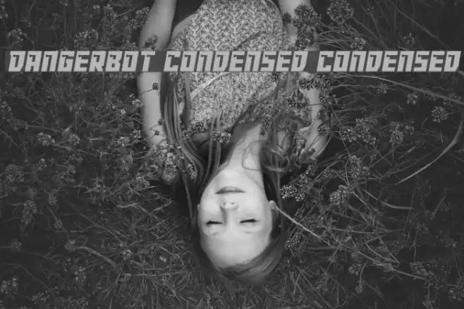 Dangerbot Condensed Condensed Font examples