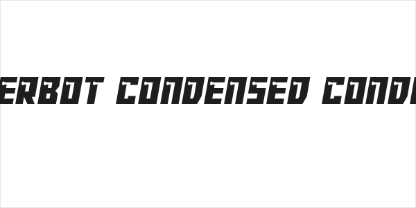 Dangerbot Condensed Condensed Logo