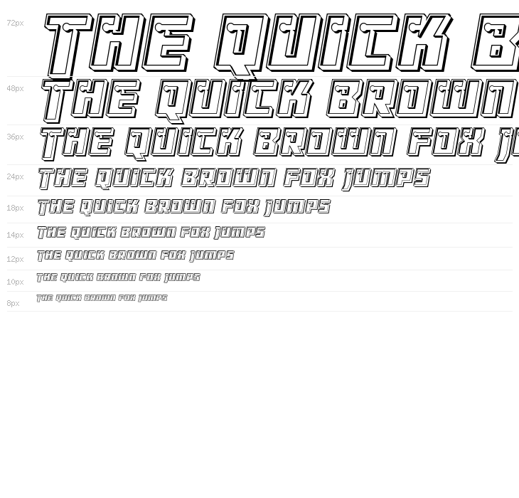 Dangerbot Engraved Waterfall