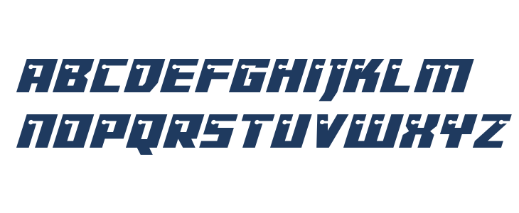 Dangerbot Expanded Italic Expanded Italic Lowercase