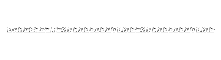 Dangerbot Expanded Outline Expanded Outline  免费字体下载
