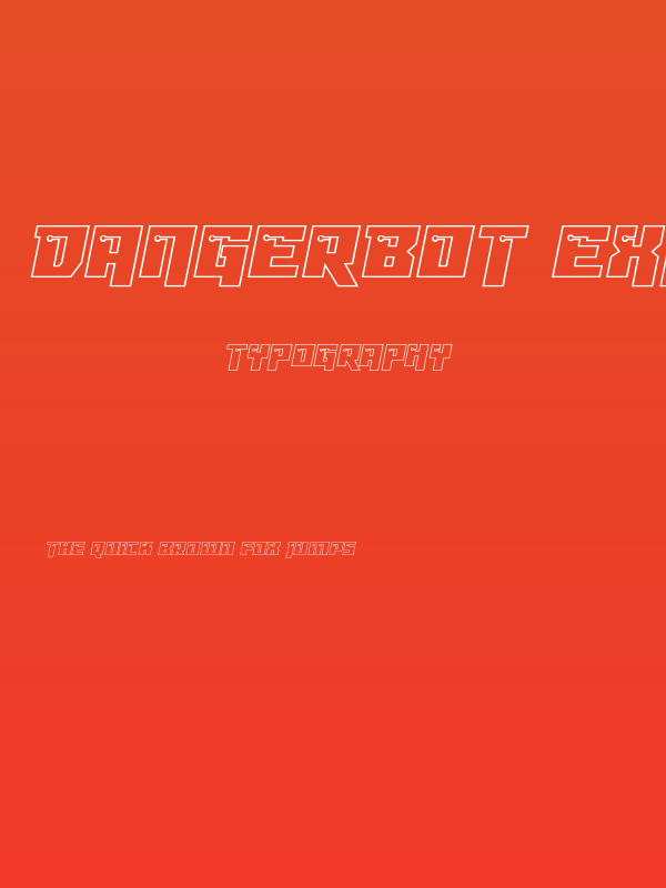Dangerbot Expanded Outline Expanded Outline Poster