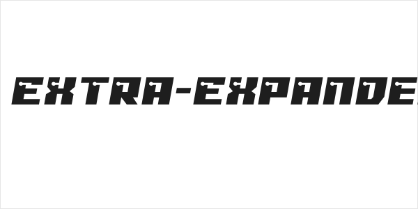 Dangerbot Extra-Expanded Expanded Logo
