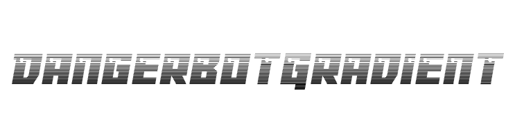 Dangerbot Gradient  フリーフォントのダウンロード
