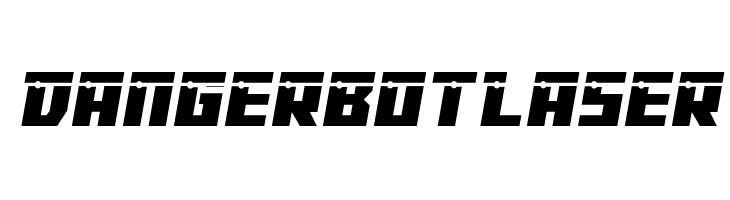 Dangerbot Laser  font caratteri gratis