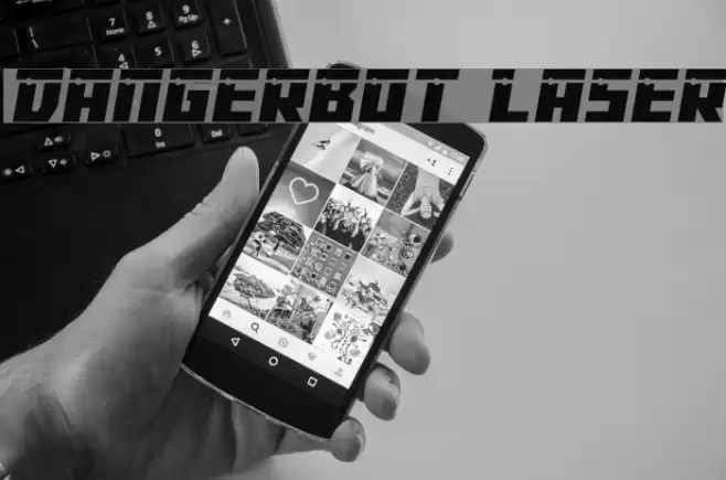 Dangerbot Laser Font examples