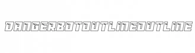 Dangerbot Outline Outline  لخطوط تنزيل