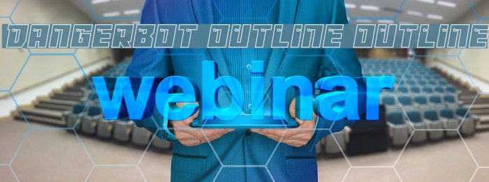 Dangerbot Outline Outline Font examples