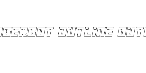 Dangerbot Outline Outline Logo