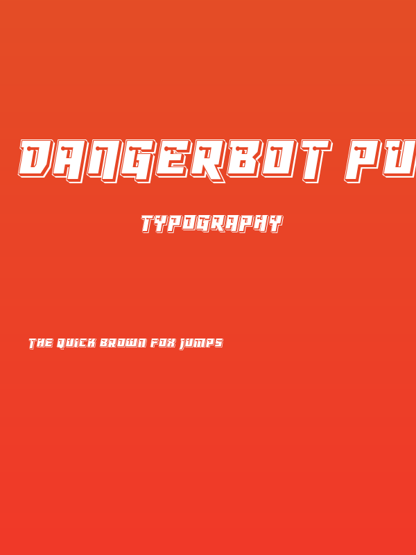 Dangerbot Punch Poster