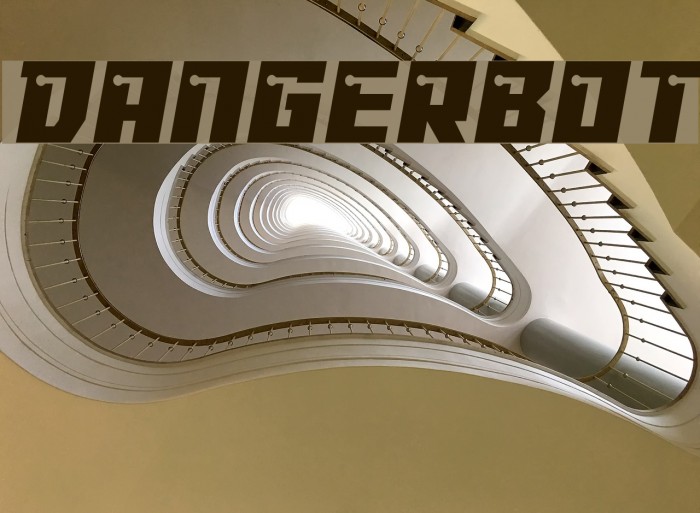 Dangerbot Font examples