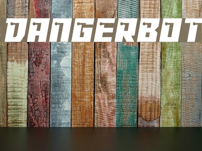 Dangerbot Font examples