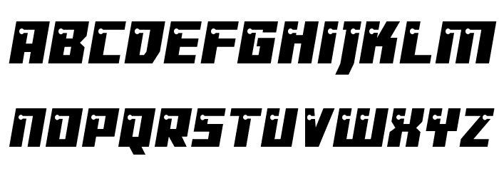 Dangerbot Font LOWERCASE
