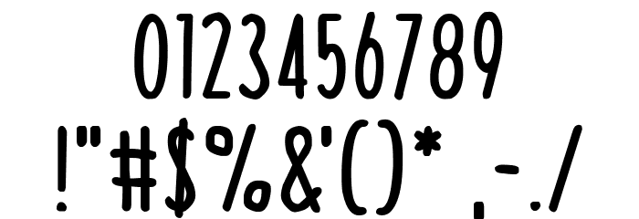Dangerless Liaisons フォント その他の文字
