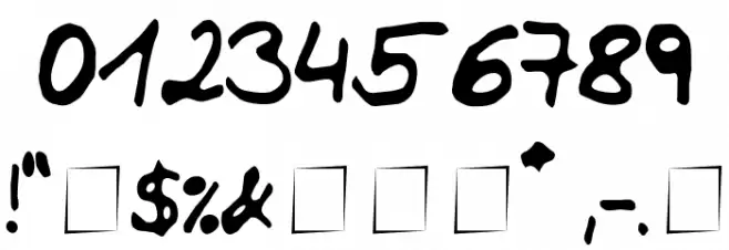 Dani Font OTHER CHARS