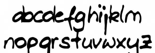 Dani फ़ॉन्ट लोअरकेस