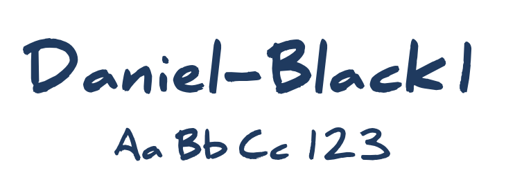 Daniel-Black1 Font Preview