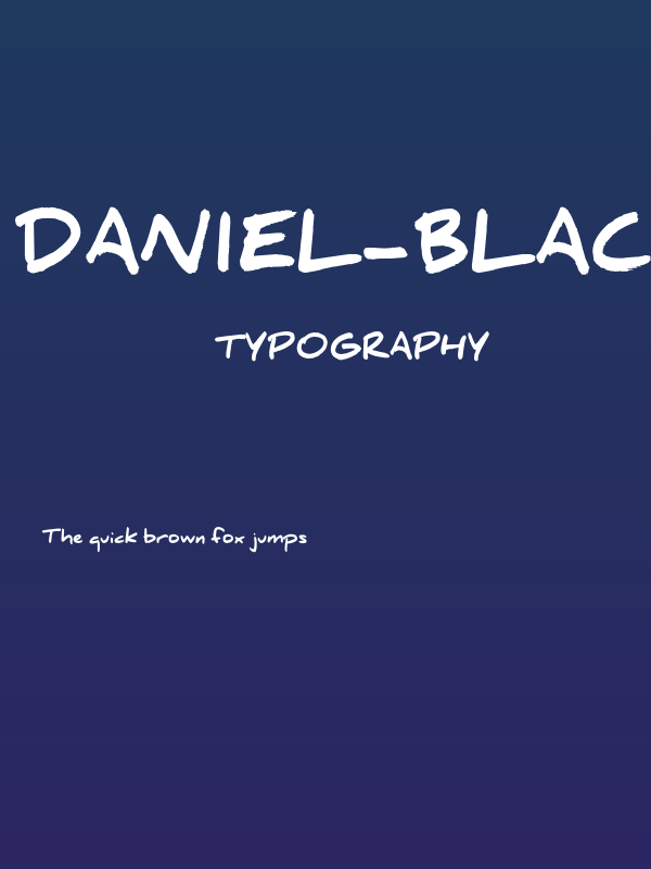 Daniel-Black1 Poster