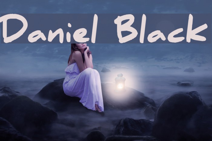 Daniel Black Font examples