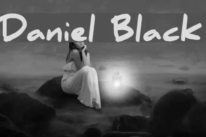 Daniel Black Шрифта examples