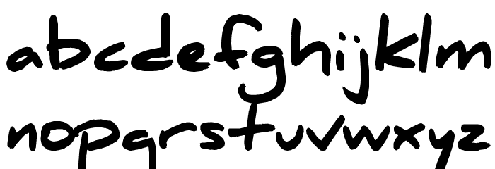 Daniel Black Font LOWERCASE