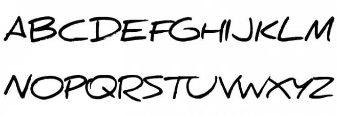 Daniel Bold Schriftart Groß