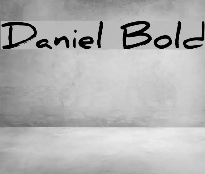 Daniel Bold Font examples