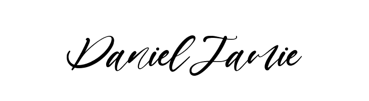 Daniel Jamie  Frei Schriftart Herunterladen