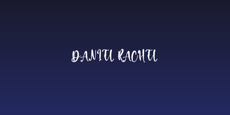 Daniel Rachel Social Header