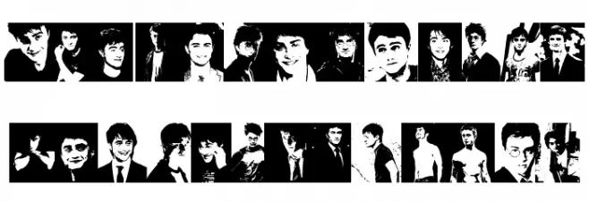 Daniel Radcliffe Schriftart Groß