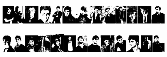 Daniel Radcliffe Caratteri MINUSCOLO