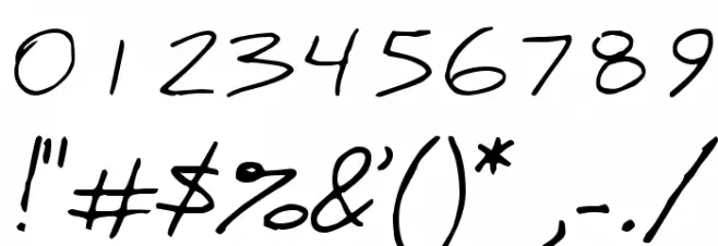 Daniel-Regular Font OTHER CHARS