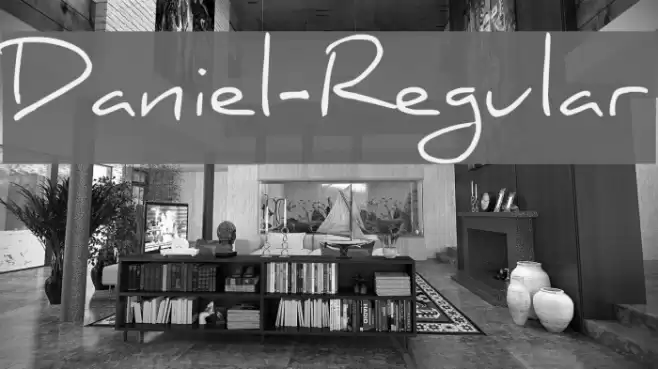 Daniel-Regular Font examples