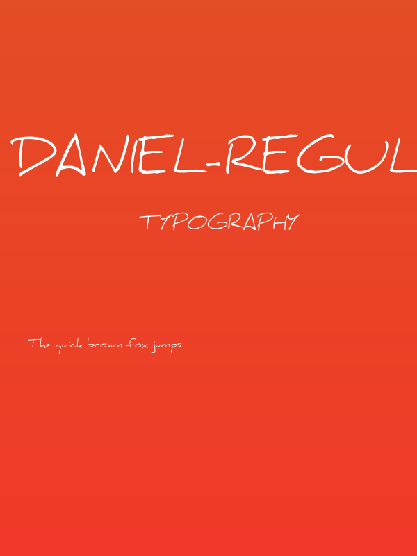 Daniel-Regular Poster