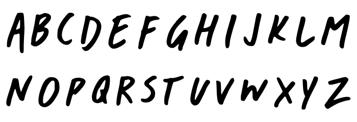 Daniel Sans Regular Font UPPERCASE