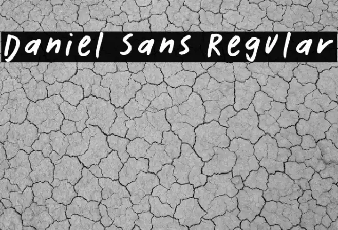 Daniel Sans Regular Example 2