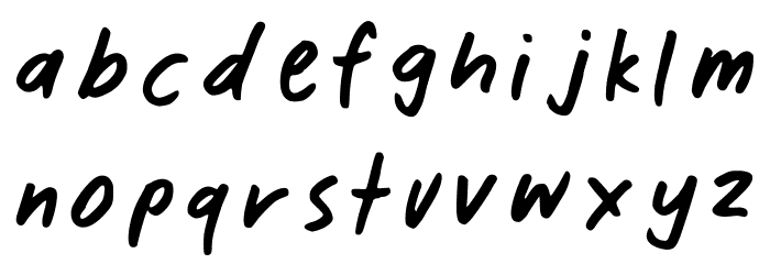 Daniel Sans Regular Font LOWERCASE