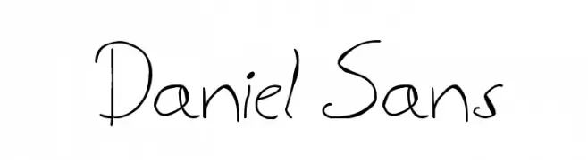 Daniel Sans  नि: शुल्क फ़ॉन्ट्स डाउनलोड