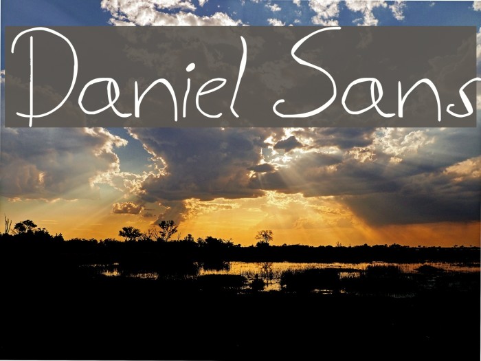 Daniel Sans Fonte examples