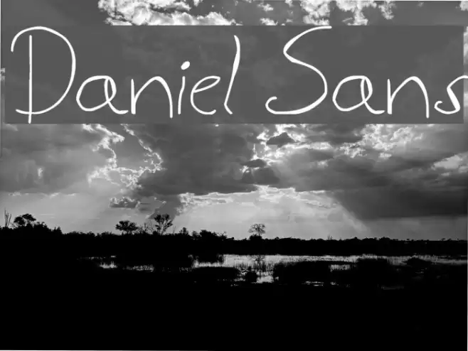 Daniel Sans Font examples