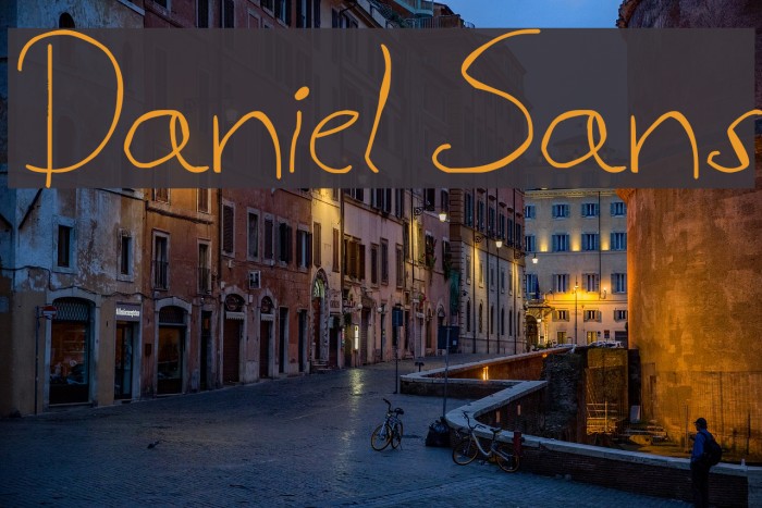 Daniel Sans Fonte examples
