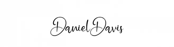 DanielDavis  Frei Schriftart Herunterladen
