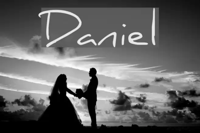 Daniel फ़ॉन्ट examples