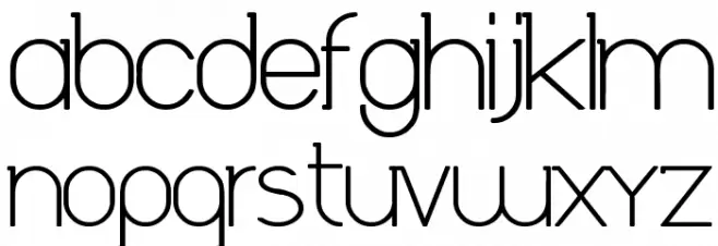 Daniela Bold फ़ॉन्ट लोअरकेस