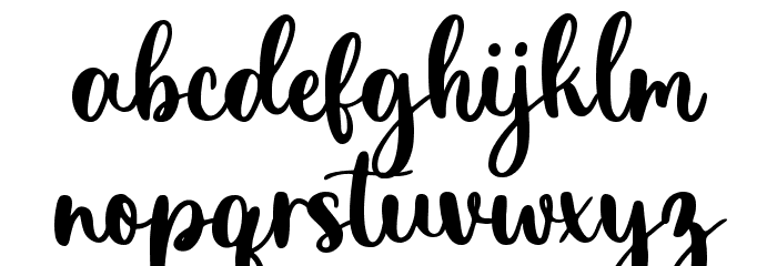 Daniela Charming Font LOWERCASE
